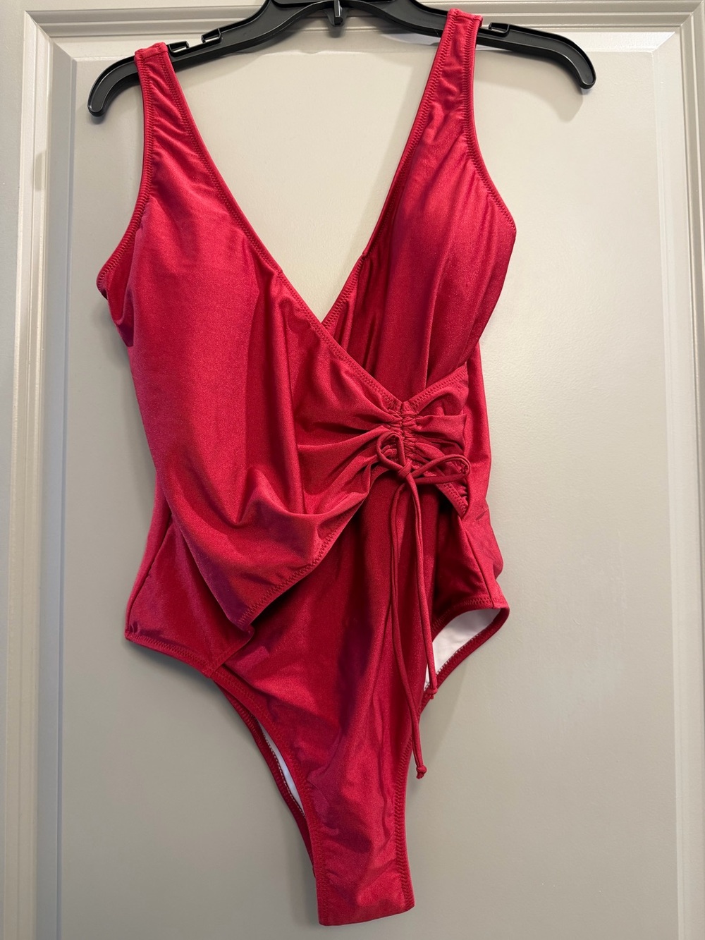 Cupshe One Piece Dark Red Swimsuit
